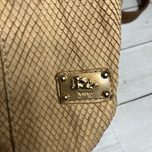 Jenrigo Bag Tan Soft Snake Skin Leather. - Picture 9 of 16